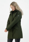 KJELVIK DIDI Damen Wintermantel in olive