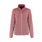 KJELVIK Damen Strick Fleecejacke JUUL pink