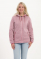 KJELVIK Strickfleecejacke mit Kapuze Lovi pink