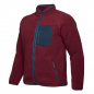 PINEA Herren Sherpa Windblocker Jacke PASI Farbe DUNKELROT