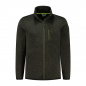 KJELVIK Herren Strick Fleecejacke Teun green