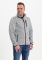 KJELVIK Herren Strick Fleecejacke Teun grey