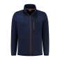 KJELVIK Herren Strick Fleecejacke Teun navy