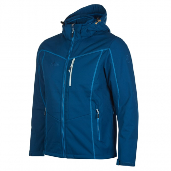 PINEA HERREN WINTER SOFTSHELL JACKE IN BLAU (GR. S)
