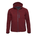 PINEA Herren Softshell Jacke SULO Farbe CABARNET RED