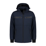 RENS wattierte Wintersoftshell Jacke in navy