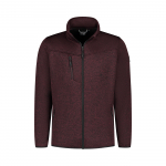 KJELVIK Herren Fleecejacke Winter Vico bordeaux